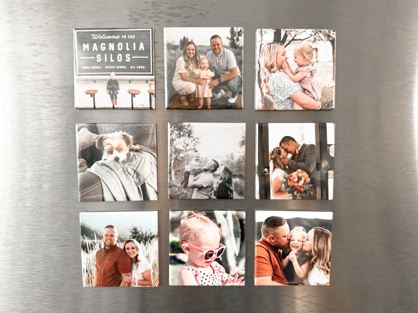 9 Pack Custom Magnets